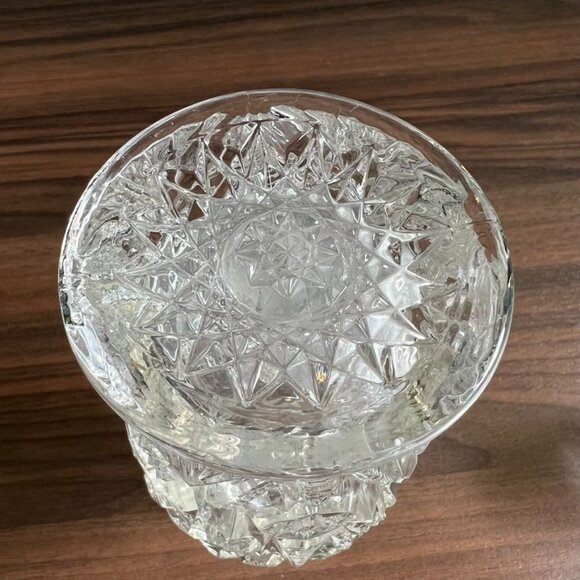 Antique 1915 Perfume Bottle Decanter Cut & Etched Glass Martec Mekee Brothers - Picture 16 of 16